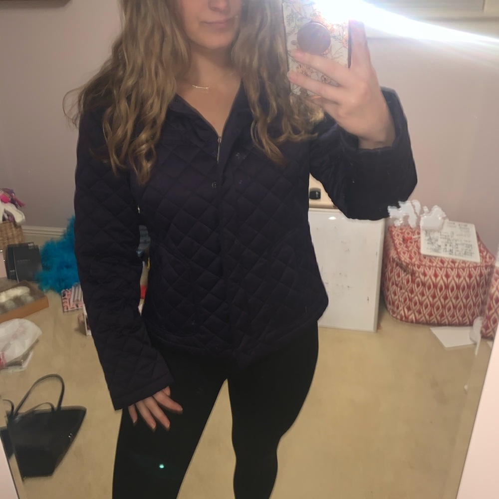 Purple Calvin Klein jacket